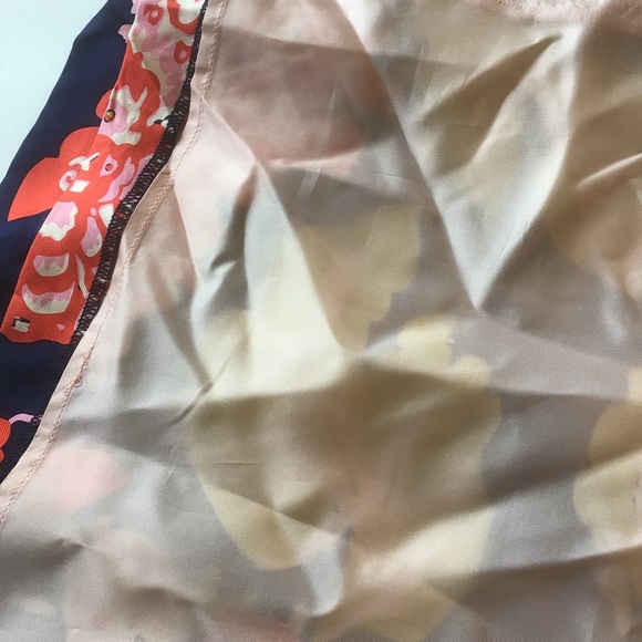 CK BRADLEY FLORAL PRINT SILK HALTER DRESS SIZE 6 - Picture 11 of 16